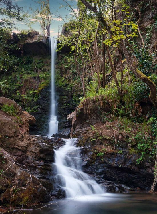 Cascada de Lamiña